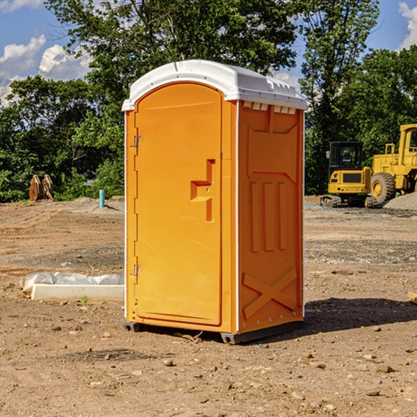 portable restroom at a wedding in South Wellfleet MA